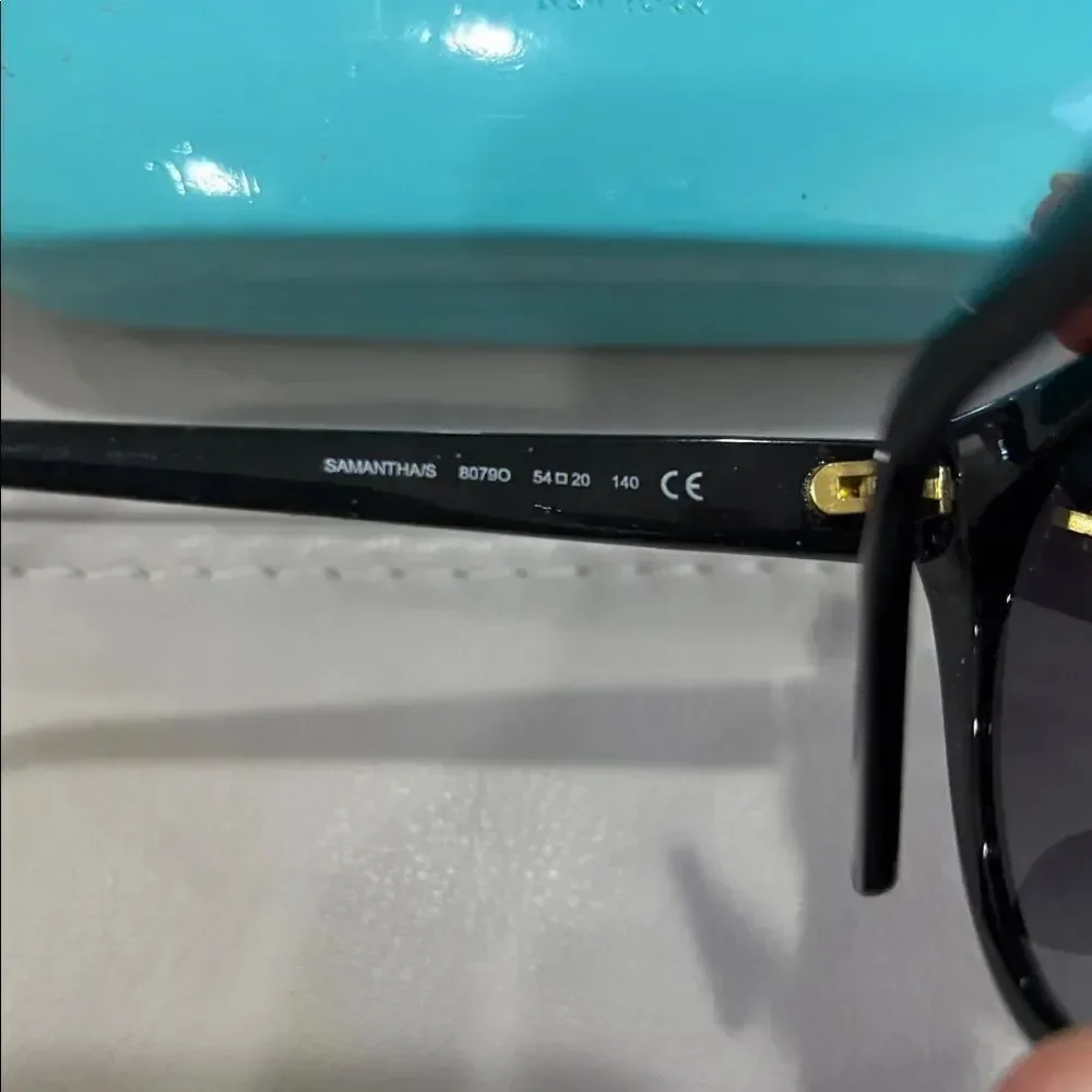 Kate Spade New York Samantha/S 8079O Black Cat Eye Sunglasses.
